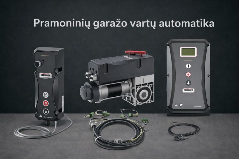 Pramoninių garažo vartų automatika